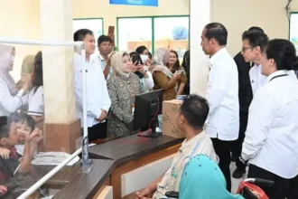 Presiden Jokowi Tinjau Rsud Mas Amsyar Kasongan
